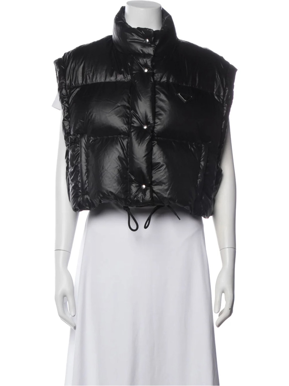 Prada Cropped Puffer Jacket Vest - Picture 14 of 16